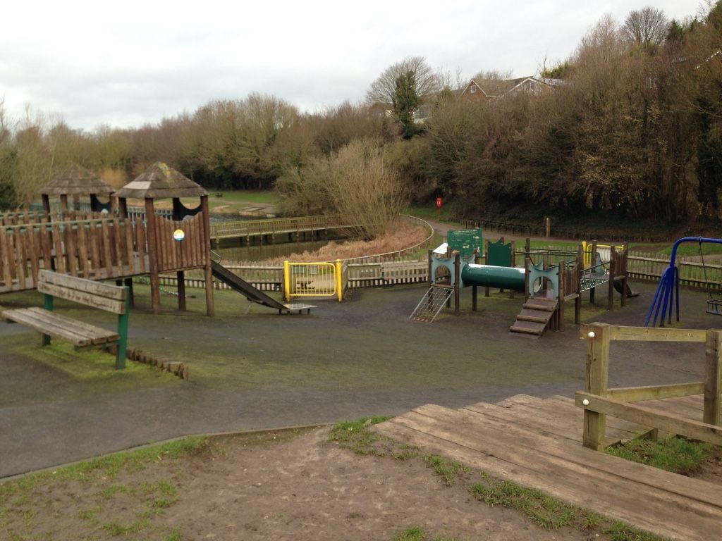 View of the younger childrens play area