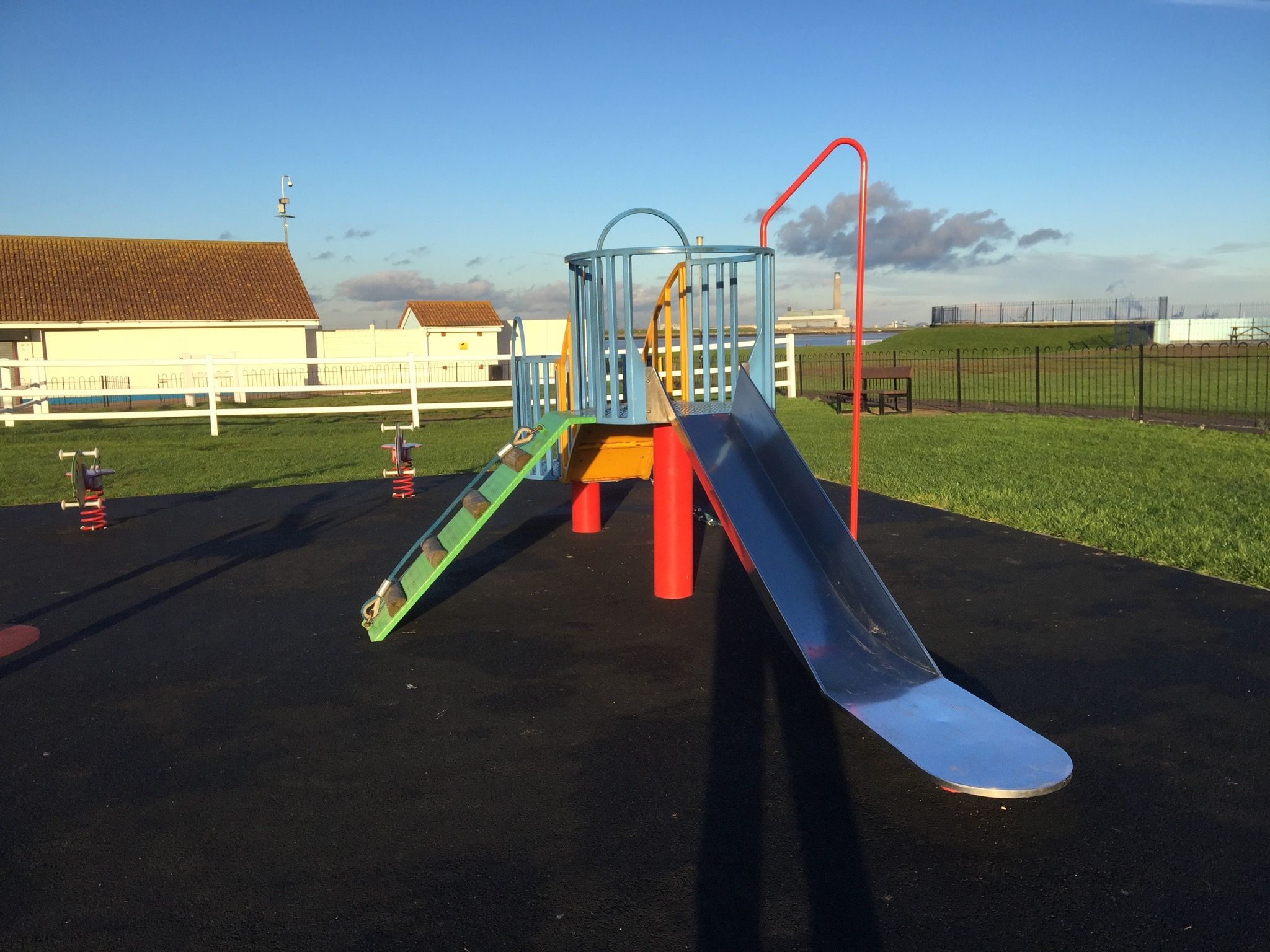 small climbing frame in the main play ground