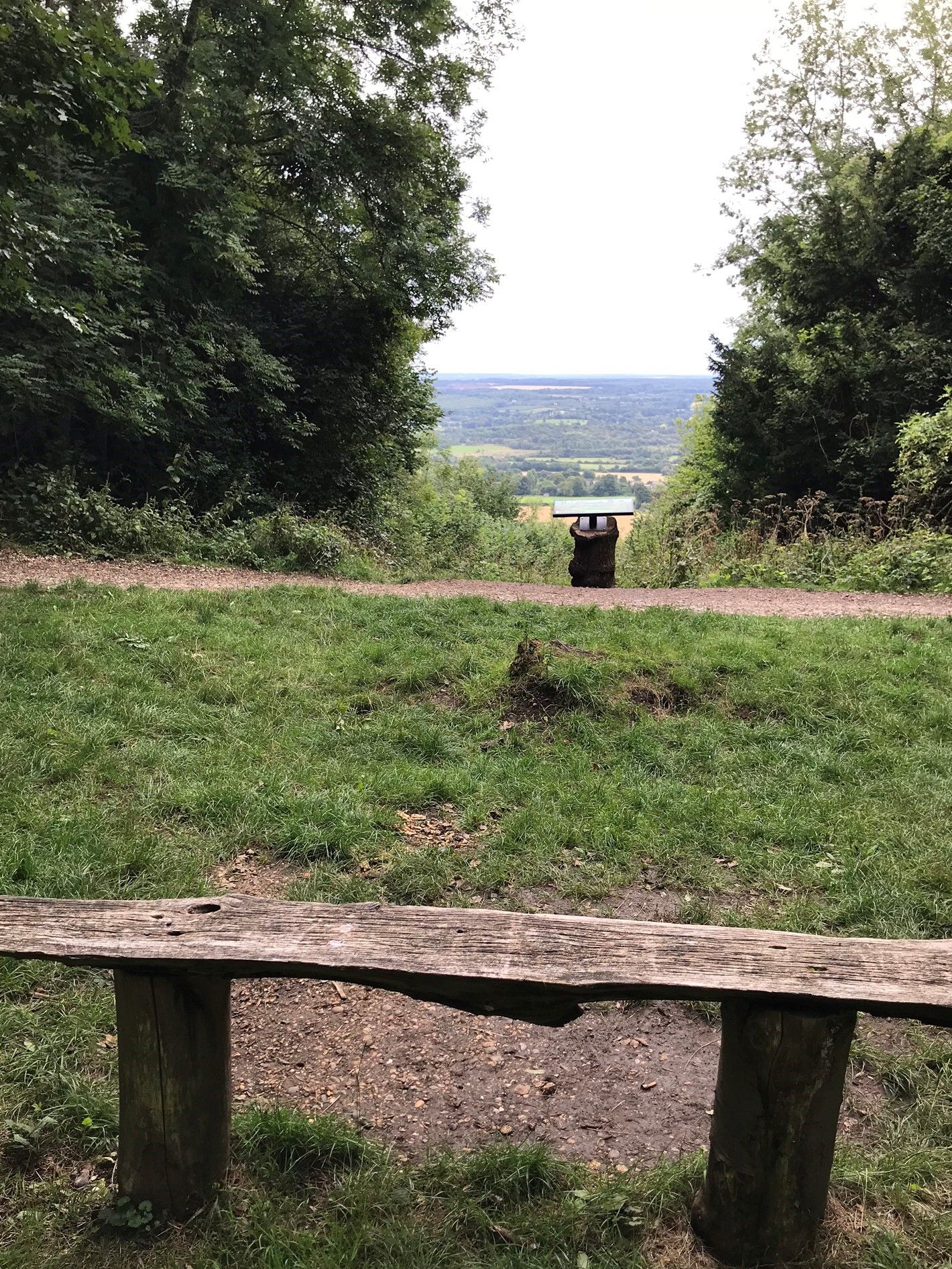 View across the North Downs as seen from Trosley Country Park