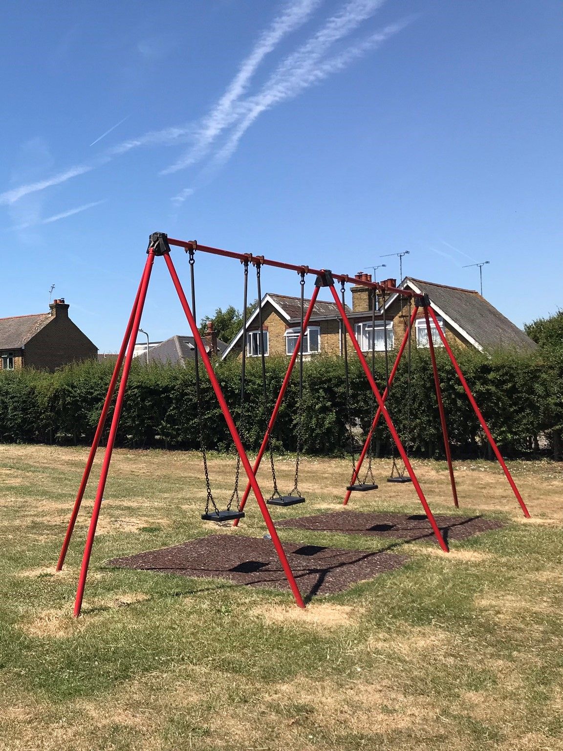 Large swing set at Westmeads Park
